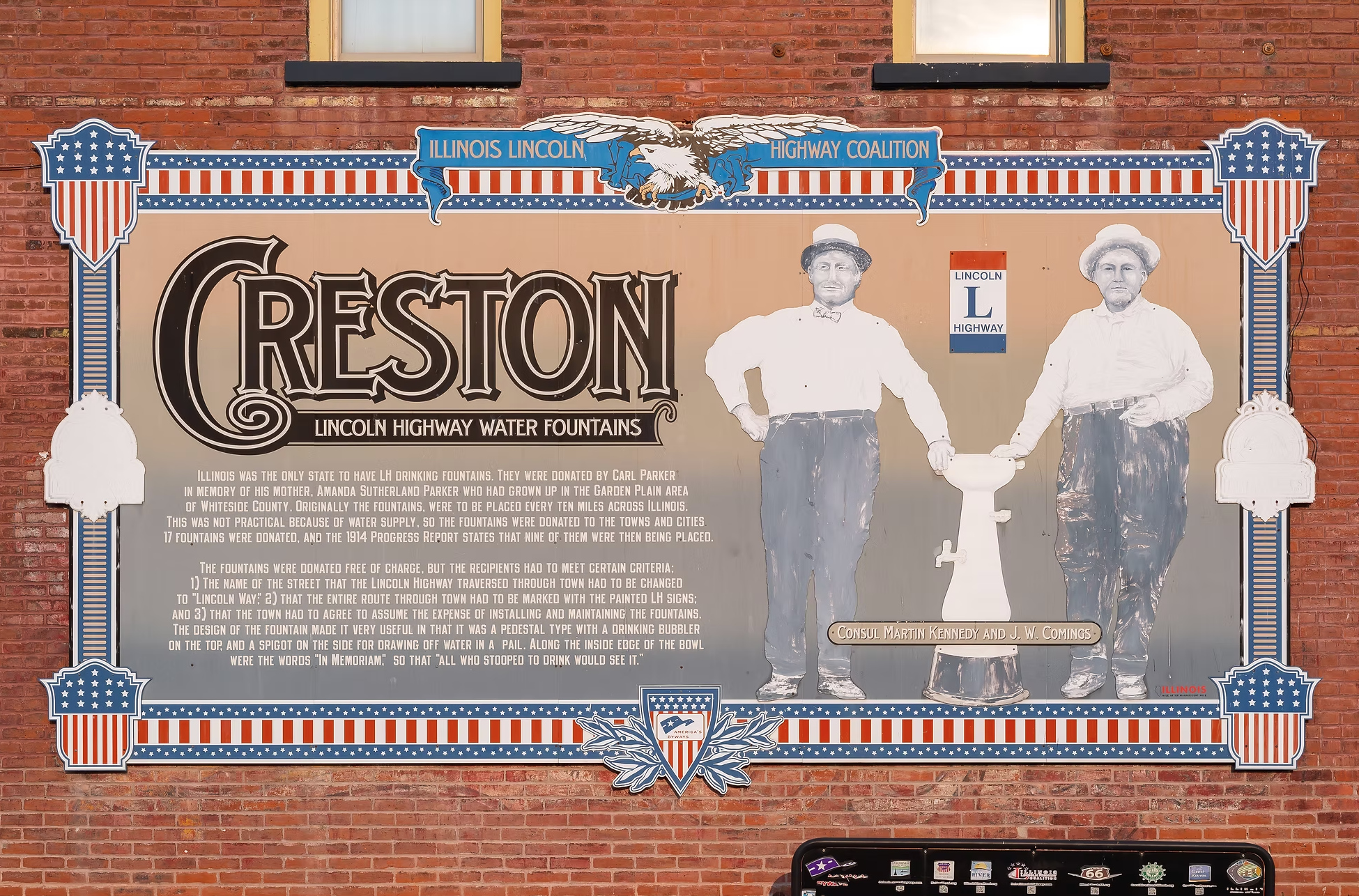 Lincoln Highway Mural - Creston